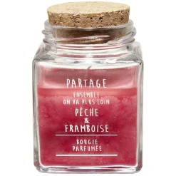 Bougie parfumée dans pot en verre