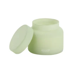 Bougie parfumée dans verre mat avec bouchon Ø9xH7cm (3 modèles) < Gifi Discount