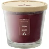 Bougie parfumée dans verre senteur fruits rouges Ø13,5xH12,5cm 30H