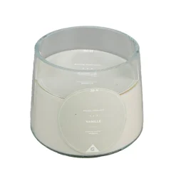 Bougie parfumée dans verre senteur vanille 30H < Gifi Outlet