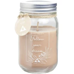Bougie parfumée à message senteur ambre patchouli