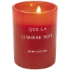 Bougie parfumée orange dans verre avec message imprimé < Gifi Online