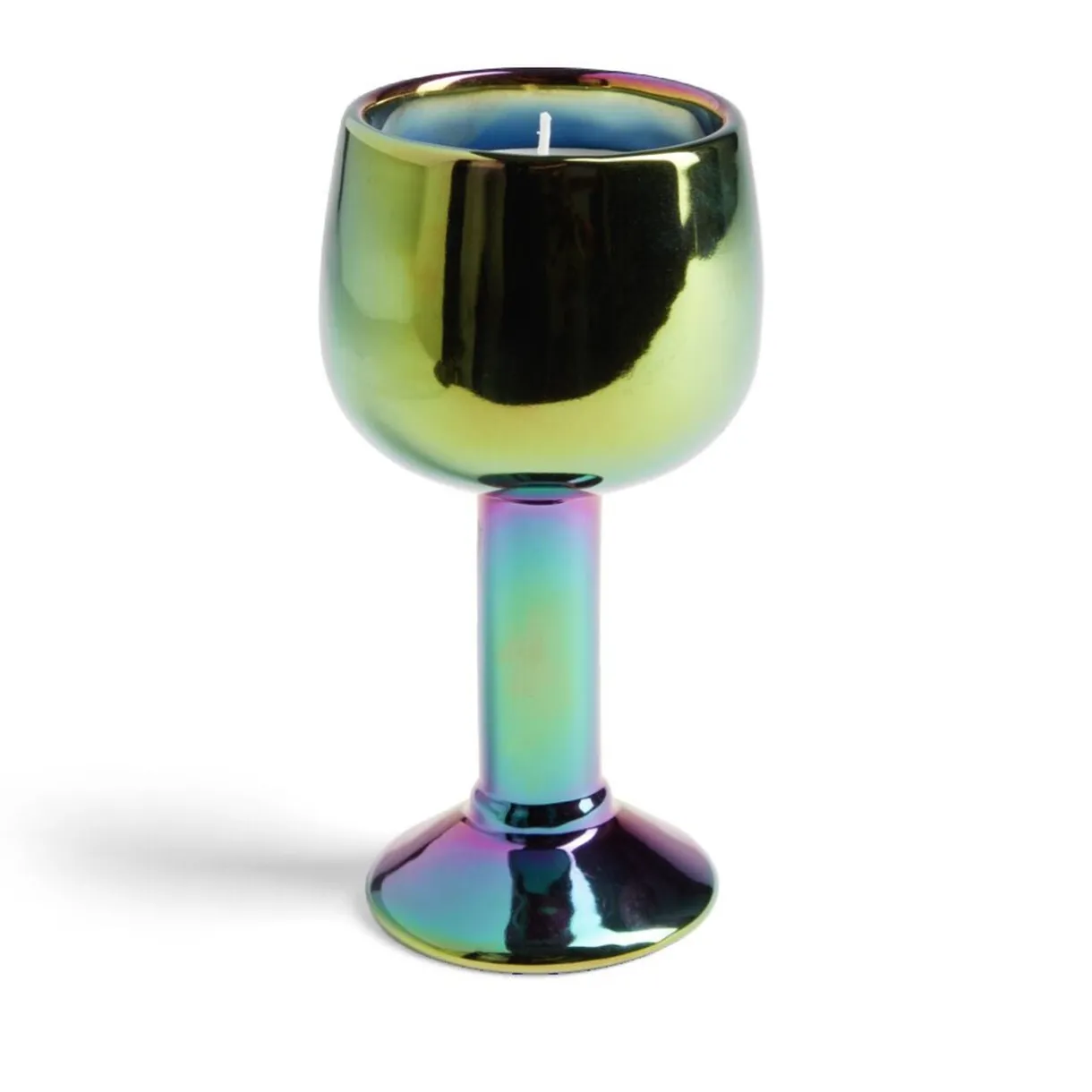 Bougie parfumée verre de vin haut céramique et verre 8H - 2 modèles < Gifi Best