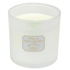Bougie parfumée XXL en verre irridescent Ø15xH15cm (3 modèles)