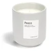 Bougie Peace pot céramique Ø8xH9cm gris < Gifi Clearance