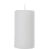 Bougie pilier blanche Ø7xH13,5 cm < Gifi Sale