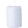 Bougie pilier blanche Ø7xH10 cm