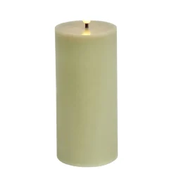 Bougie pilier à LED vert Ø7xH15cm < Gifi Online