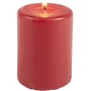 Bougie pilier rouge Ø7xH10 cm < Gifi Hot