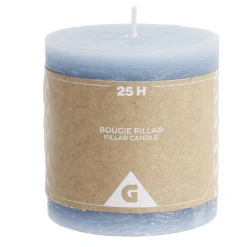 Bougie pillar bleue 25H < Gifi Best