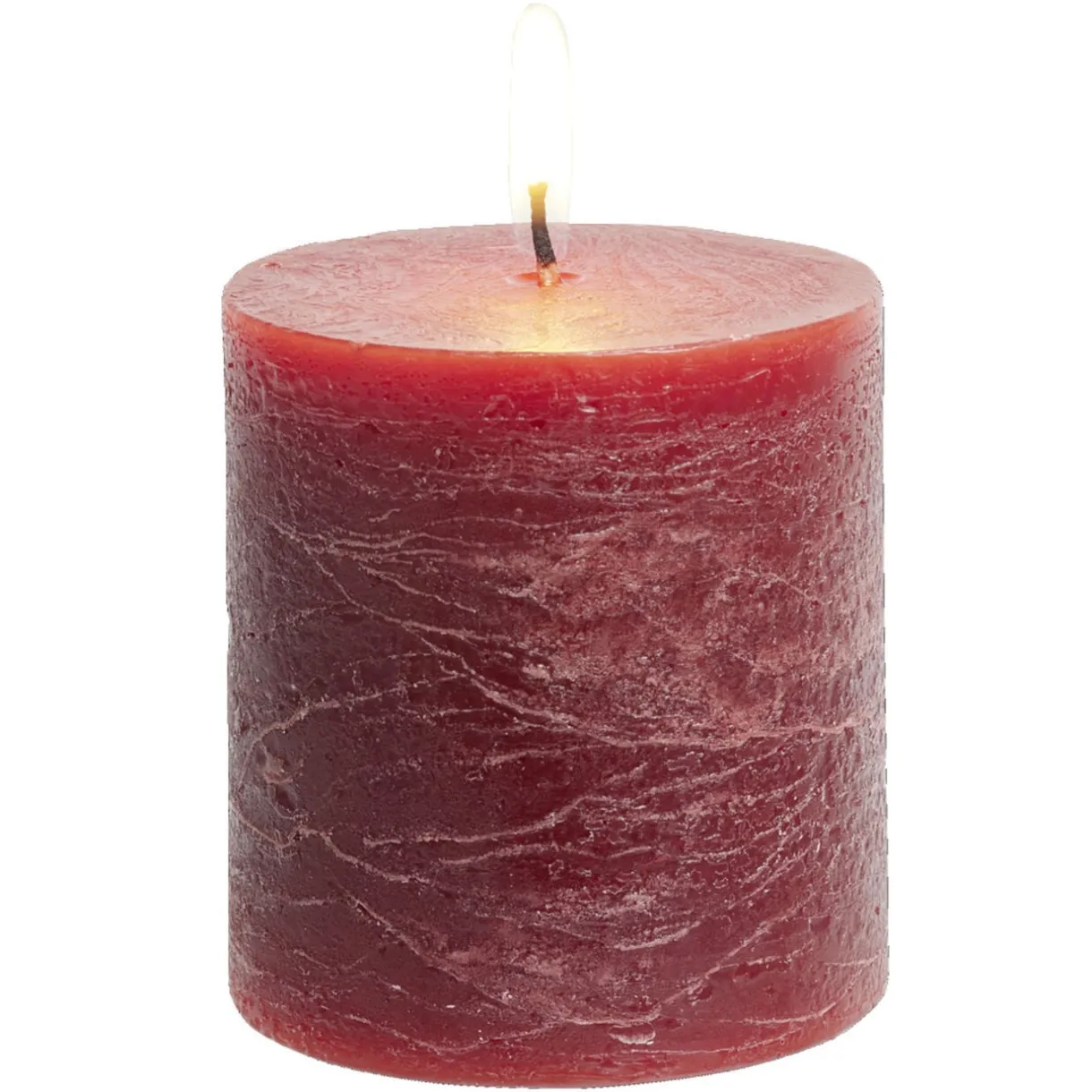 Bougie pillar rouge 25H < Gifi New