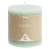 Bougie pillar verte 25H < Gifi Best