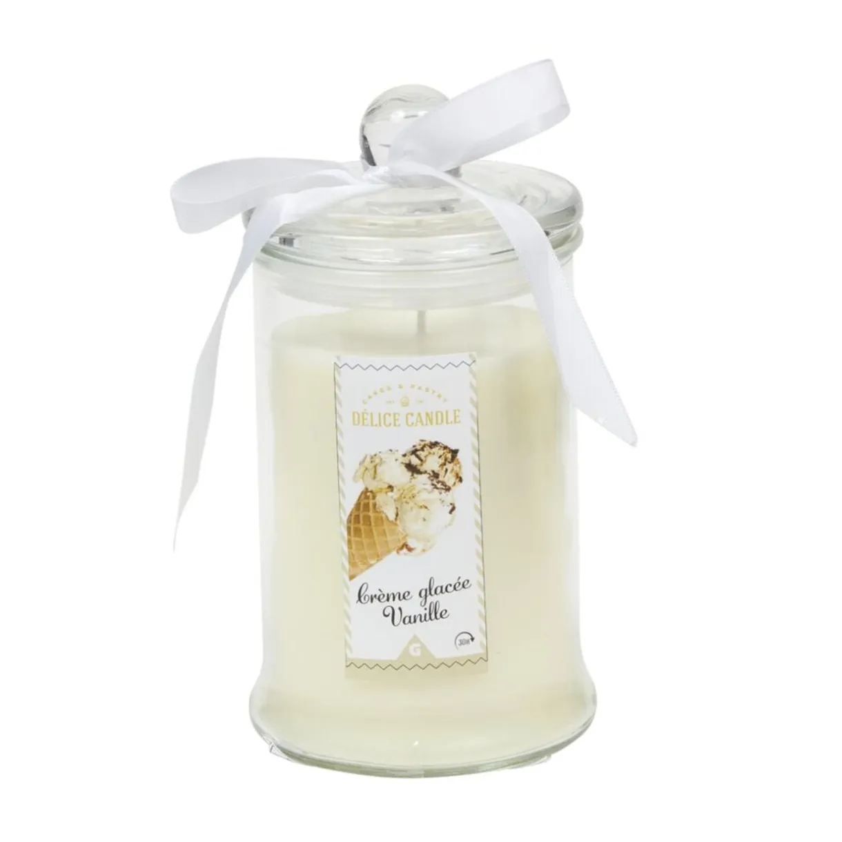 Bougie senteur Crème glacée vanille < Gifi