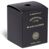 Bougie senteur cuir dans pot en verre Ø6,4xH7,9cm noir < Gifi Online