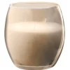 Bougie XL dans verre coloré beige senteur jasmin orchidée 36H < Gifi Sale