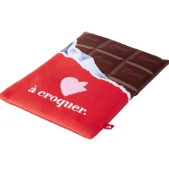 Bouillotte forme tablette de chocolat pour micro onde L32x20x4cm