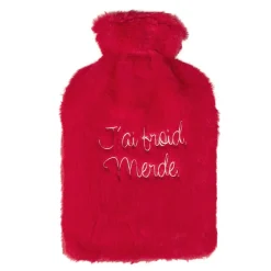 Bouillotte humour caoutchouc et housse 1,8L (2 modèles) < Gifi Hot
