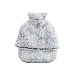 Bouillotte pour pieds 1,8L housse fausse fourrure grise < Gifi Hot