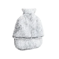 Bouillotte pour pieds 1,8L housse fausse fourrure grise < Gifi Hot