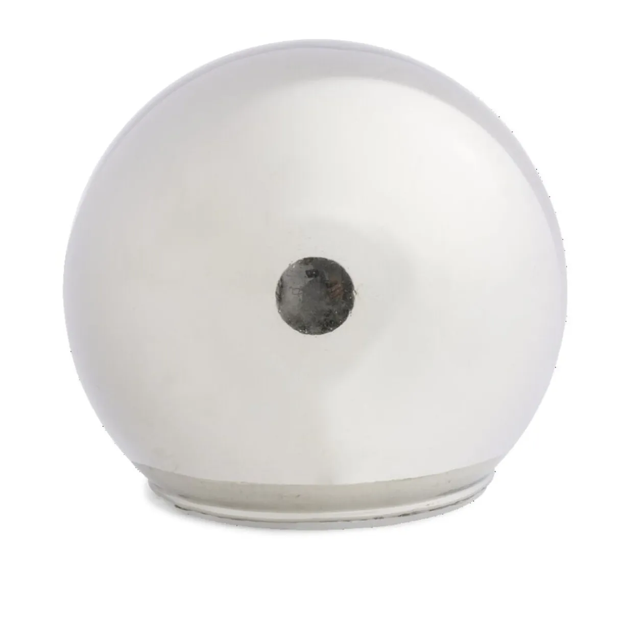 Boule déco LED verre et métal gris argent Ø12cm < Gifi Discount