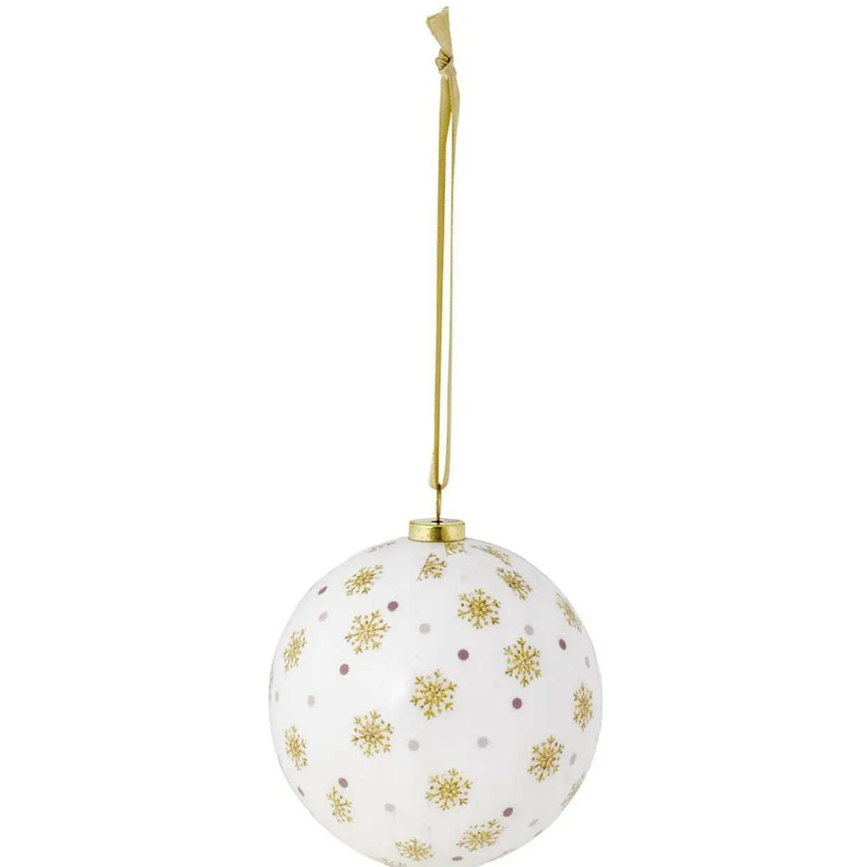 Boule de Noël assortie rose et doré Ø8cm - 3 modèles < Gifi Discount