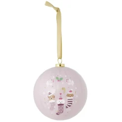 Boule de Noël assortie rose et doré Ø8cm - 3 modèles < Gifi Discount