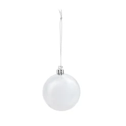 Boule de Noël bleu et argenté x10