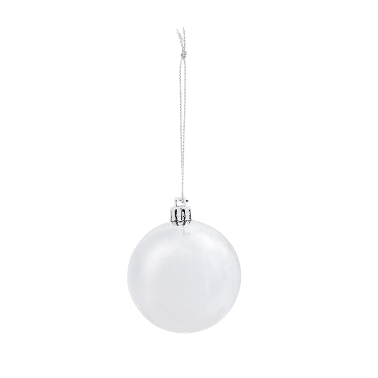 Boule de Noël bleu et argenté x10