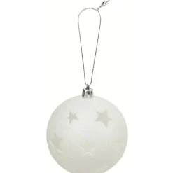 Boule de Noël brillante motif étoilée ajourée < Gifi Sale