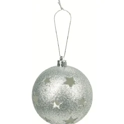 Boule de Noël brillante motif étoilée ajourée < Gifi Sale