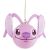 Boule de Noël Disney Stitch Angel plastique et feutrine rose 14x7,5xH11cm < Gifi Online