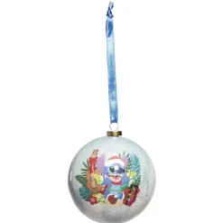 Boule de Noël Disney Stitch bleu Ø7,5cm