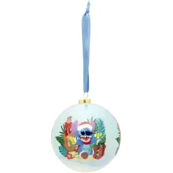 Boule de Noël Disney Stitch bleu Ø7,5cm
