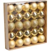 Boule de Noël doré Ø4cm x25 < Gifi Outlet
