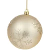 Boule de Noël dorée à paillettes Ø8 cm < Gifi Best