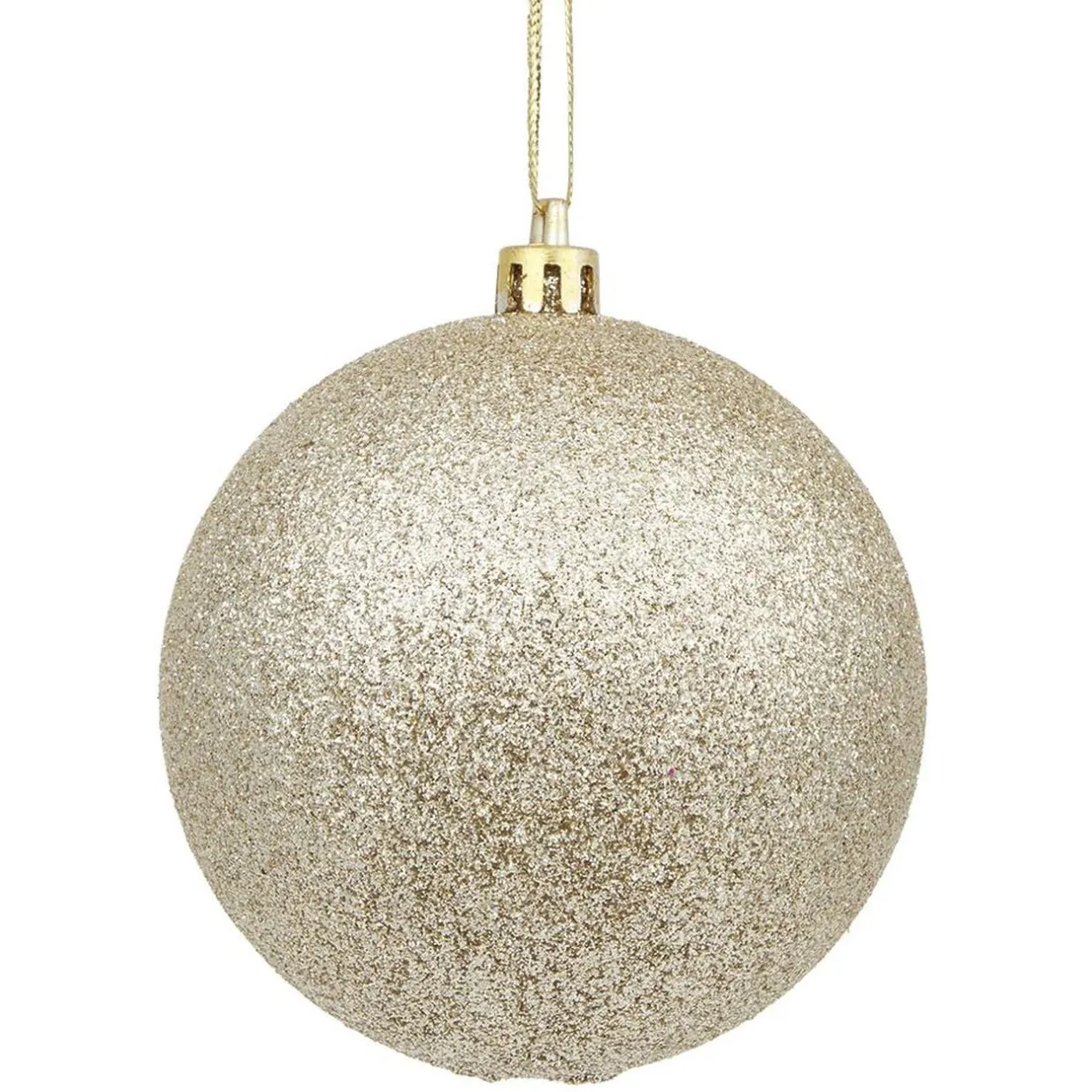 Boule de Noël dorée à paillettes Ø8 cm < Gifi Best
