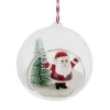 Boule de Noël en verre ouverte avec décor intérieur Ø8cm- 3 modèles < Gifi Best