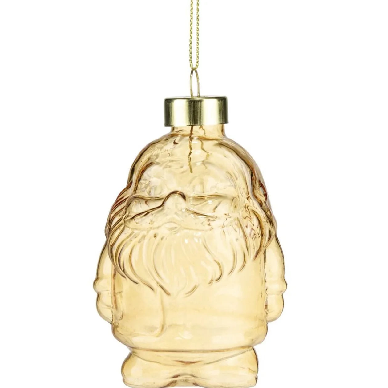 Boule de Noël en verre relief Ø8cm (3 modèles)