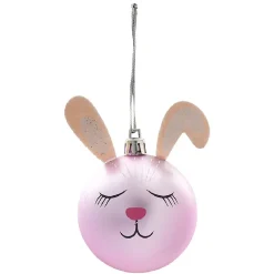 Boule de Noël forme lapin