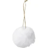Boule de Noël fourrure blanche Ø6cm < Gifi Sale