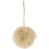 Boule de Noël fourrure marron Ø6cm < Gifi Online