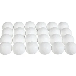Boule de Noël imitation neige Ø6cm x24