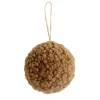 Boule de Noël laine bouclée à suspendre (4 modèles) < Gifi Best