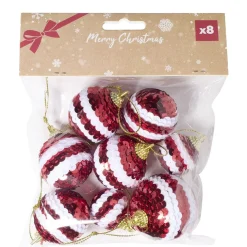 Boule de Noël mini à sequins x8 < Gifi