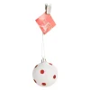 Boule de Noël motif pois rouge blanc < Gifi Outlet