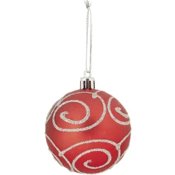 Boule de Noël motif tradition brillant < Gifi Hot