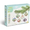 Boule de Noël origami à confectionner x6
