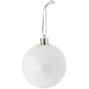 Boule de Noël paillette blanche Ø6cm x3 < Gifi Best
