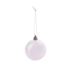 Boule de Noël rose et dorée x10