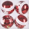 Boule de Noël rouge blanche x4 < Gifi